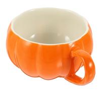 EPIGEIST Tasse Citrouille en Céramique 300 Ml pour Café ou Thé ou Porridge Mug Décoratif Original Orange Tasse à Eau Maison et Bureau Halloween Polyvalente