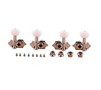 EPIGEIST Têtes de Machine pour Guitare et Ukulélé Accordeurs Universels Matériau Durable Précision de Optimale Accessoires pour Instruments Musique Lot de Lr Blanc Perle