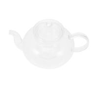 EPIGEIST Théière en Verre Borosilicaté 400 Ml avec Infuseur Amovible Résistante à Haute Température pour Préparation de Thé et Tisanes Adaptée Usage Ménager et Cuisinière