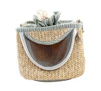 EPIGEIST Transporteur Hamster Portable Forme de Nid Confortable pour Petits Animaux Accessoire Multi-Usage pour Cochons et Rongeurs Valise de Voyage avec Fermeture Éclair Couleur Aléatoire