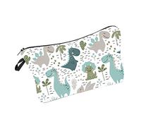 EPIGEIST Trousse De Maquillage Dinosaures Imprimé, Paquet De Toilette Portable, Format Petit, Trousse De Maquillage De Voyage, Accessoire De Rangement Cosmétique, Paquet Multifonction pour Voyage