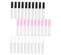 EPIGEIST Tubes à Lèvres Vides Ronds 2,5ml pour Gloss et Encre à Lèvres, Lot de 30 Flacons Compacts en As et Abs, Faciles à Remplir et Anti-fuite pour DIY et Voyage