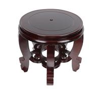 EPIGEIST Wooden Pedestal for Fish Tank and Bonsai Stable Vintage Desktop Ornament High Tall Solid Wood Base Diameter Height Home Decoration