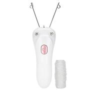 Épilateur à Enfiler électrique, Dissolvant Chargement USB Enfilage du Visage en Coton Fil électrique Corps du Fil à Cheveux Fil du Visage (câble hôte) (Rose) (Rose)