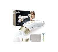 Épilateur a Lumiere Pulsée - BRAUN - Silk·expert Pro 5 - Épilation a la maison - Pochette - Rasoir Venus - 2 Tetes - PL5152
