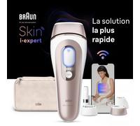 Braun Skin i·expert, Épilateur À Lumière Pulsée Intelligent, Alternative Au Laser, Avec Application, Pochette, Rasoir Venus, Mini-Rasoir Visage, 3 Têtes Intelligentes, 1,5 an De Peau Douce, PL7249
