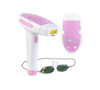 Épilateur à lumière pulsée IPL-100 - Rose - Détruit le poil à la racine - Tous types de peau - Réglable