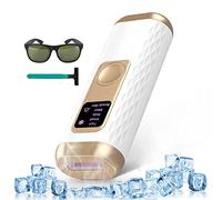 Épilateur à lumière pulsée IPL, avec fonction de refroidissement, 999 900 flashes, 5 niveaux d'énergie et 2 fonctions, pour femmes et hommes, corps et visage bikini jambes aisselles