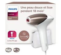 Epilateur à lumière pulsée Philips Lumea série 8000 SenseIQ BRI945 Blanc et Rose