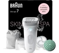 Épilateur Avec Tête Large Braun Silk-Épil 7 Skinspa Blanc/Argent (7-081)