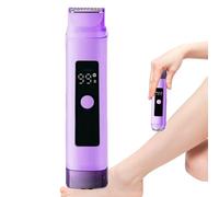 Épilateur Bikini Pour Femmes | Tondeuse Précision Visage Corps Zones Intimes - Appareil Électrique 2 Têtes Imperméable Usage Sec & Humide Zones Intimes Visage Maillot Jambes Femmes