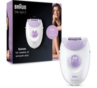 Epilateur - BRAUN - Silk-épil 3 SE3-3170 - 20 pinces à épiler - Blanc/Violet
