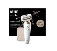 Epilateur rechargeable Braun SILK9-0113D blanc