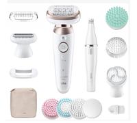 Épilateur Braun Silk-épil 9 9-580 Flex 3D SkinSpa, blanc-or