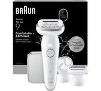 Braun Épilateur électrique Silk-épil 9 SES 9-061 40 pinces Blanc