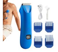 Épilateur De Corps Électrique Pour Hommes,Rasoir Électrique avec Affichage Numérique - Tondeuse À Cheveux Pubique Homme | Pour Pube Testicules Dos Aisselle Poitrine Bras Jambe