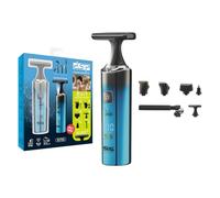 Épilateur de dos sans fil avec 6 accessoires pour nez, oreilles, pièces privées et barbe, 2 modes de vitesse, rechargeable et réglable