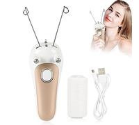 Épilateur de filetage facial pour le corps des femmes électriques, épilateur de cheveux de filetage physique, coupe-cheveux de fil de coton pour l'utilisation des jambes de bras de visage(01)