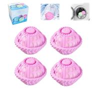 Épilateur de poils d'animaux pour le linge, réutilisable et léger en machine à laver, élimine les poils de chien et les squames de tous les vêtements (4, rose)