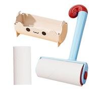 Épilateur de poils de chat, rouleau pour chien, brosse adhésive réutilisable, design en forme de chat, nettoyant multifonction (1 pack rose), pour carpet, canapé, vêtements et déshydratation d'animaux