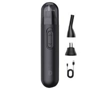 Épilateur de Poils du Nez - Lames Double Tranchant Sans Douleur pour Nez | Tailleur Nasal Rechargeable destiné aux Hommes | Coupe-Bourrelets Aquatique sans Fil avec usage Oreille, Toilette Faciale à D