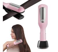 Épilateur de pointes fourchues - Portable et rechargeable - Avec soin des ions négatifs - Indicateur de puissance - Avec pointes fourchues - Élimine les pointes fourchues et les cheveux abîmés - Rose