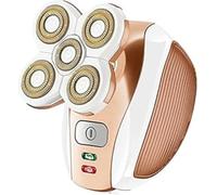 Épilateur électrique amélioré pour femme - Rasoir sans fil étanche et tondeuse bikini pour le visage, les jambes, le corps, les lèvres, les aisselles - Rasoir indolore humide et sec avec affichage LED