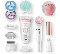 Braun Silk-épil 9 81683683 épilateur 40 pince(s) Blanc, Rose