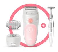 Braun Silk-épil 5 81706349 épilateur 28 pince(s) Blanc, Rose