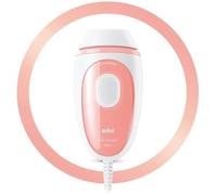 Braun Silk-expert Mini PL1000 IPL Lumière pulsée Rose, Blanc