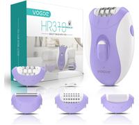 Epilateur Electrique Femme, 4 En 1 Avec 2 Vitesses, Rasoir Sans Fil Rechargeable, 21 Pinces Couvertes, Épilateur Électrique Pour Visage, Jambes, Bras, Aisselles, Bikini, Violet Hr310[Z909]