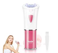 Epilateur Electrique Femme - Épilateur Électrique Glabre Lisse avec lumière LED - Epilateur Femme Sans Fil pour Visage/Menton/Corps/Maillot/Jambes/Bras - Portable Rasoir Electriques