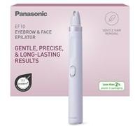 Panasonic ES-EF10-V503 Epilateur Sourcils et Poils du Visage pour Femmes, Épilateur Sourcils, Lumière LED, Design Stylo Compact, Piles AA, Lilas