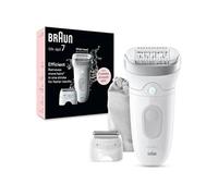 Braun Épilateur Silk·épil 7 – Tête large, humide et sec – 7-000 Argent