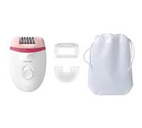 Epilateur électrique sur secteur Philips Satinelle Essential BRE255/00 15 V Blanc et Rose Rose et Blanc G