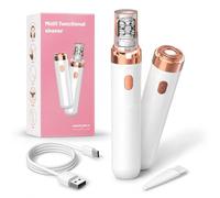 Épilateur Électrique Visage et Corps USB Rechargeable avec LED, 7 en 1 sans Douleur pour Épilation Rapide et Sûre