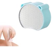 Épilateur et exfoliant cristal Zensilk 2 en 1, réutilisable, exfoliant magique et indolore pour hommes et femmes, pour jambes, visage, bras, corps (Bleu)