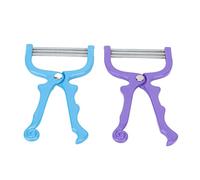 Épilateur Facial 2 Pièces, Dispositif à Ressort Efficace pour une épilation Rapide et Douce, Outil de beauté Portable et Facile à Transporter