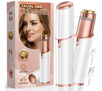 Épilateur facial pour femmes Épilation Visage Femme : rasoir électrique sans douleur pour le visage - Rasoir pour le visage femme pour un rasage rapide et doux, lèvre supérieure, menton et joues