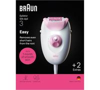 Braun Épilateur Silk·Épil SILKEPIL3031 secteur 2 modes Rose