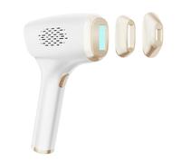 Épilateur IPL à refroidissement par glace 3-en-1 avec 3 têtes remplaçables