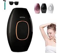 Épilateur IPL Bloomy Luminology, 5 Niveaux d'Énergie, éPilateurs à LumièRe PulséE, Pour Le Visage, Les Aisselles, Les Jambes Et Le Corps Hommes Et Femmes (Noir)