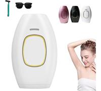 Épilateur IPL Bloomy Luminology, 5 Niveaux d'Énergie, éPilateurs à LumièRe PulséE, Pour Le Visage, Les Aisselles, Les Jambes Et Le Corps Hommes Et Femmes (Blanc)