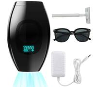 Épilateur Laser Électrique Indolore Pour Femme,Haute Fréquence,999999 Flashs,Déterminer L'épilation En Continu -991-Noir