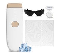 Epilateur Lumiere Pulsee avec Refroidissement, 10 °C et large tension 100 V-240 V, Épilation Laser Définitive, longueur d'onde 470 nm-1200 nm, et Indolore pour Visage, Corps, Maillot, Aisselles