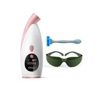 Epilateur Lumière Pulsée Innza D26 , IPL Epilation définitive, 999,000 Flashs - Blanc et Rose