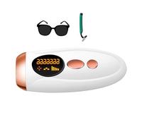 Épilateur Lumière Pulsée IPL, 500,000 Flashs, 2 Modes 5 Niveaux Énergie, Épilation Laser avec Refroidissement, Laser Epilation Definitive pour Femme & Homme, Visage, Corps, Aisselles, Maillot