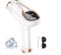 Épilateur lumière pulsée IPL - ZVVN - 999999 flashs - Refroidissement par glace - 9 niveaux d'énergie