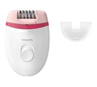 Épilateur Philips Satinelle Essential - Rose Blanc - 15 V - Conception ergonomique - Autonomie 40 min