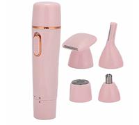 Épilateur pour le visage des femmes, Tondeuse 4 en 1 pour hommes Tondeuse à poils d'oreilles et de nez indolore rechargeable par USB Tondeuse à barbe électrique pour sourcils, nez, oreilles